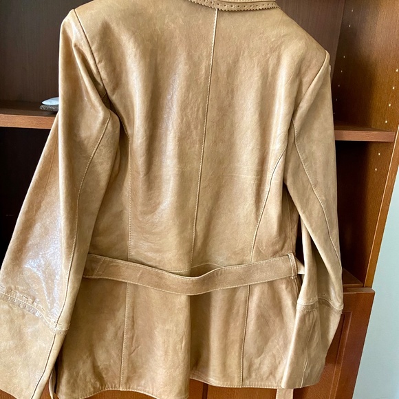 SAGITTA Genuine Leather Jacket Size M Made In Europe Excellent condition - Picture 2 of 6